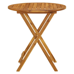 vidaXL Folding Patio Table 35.4"x35.4"x29.5" Solid Acacia Wood-29