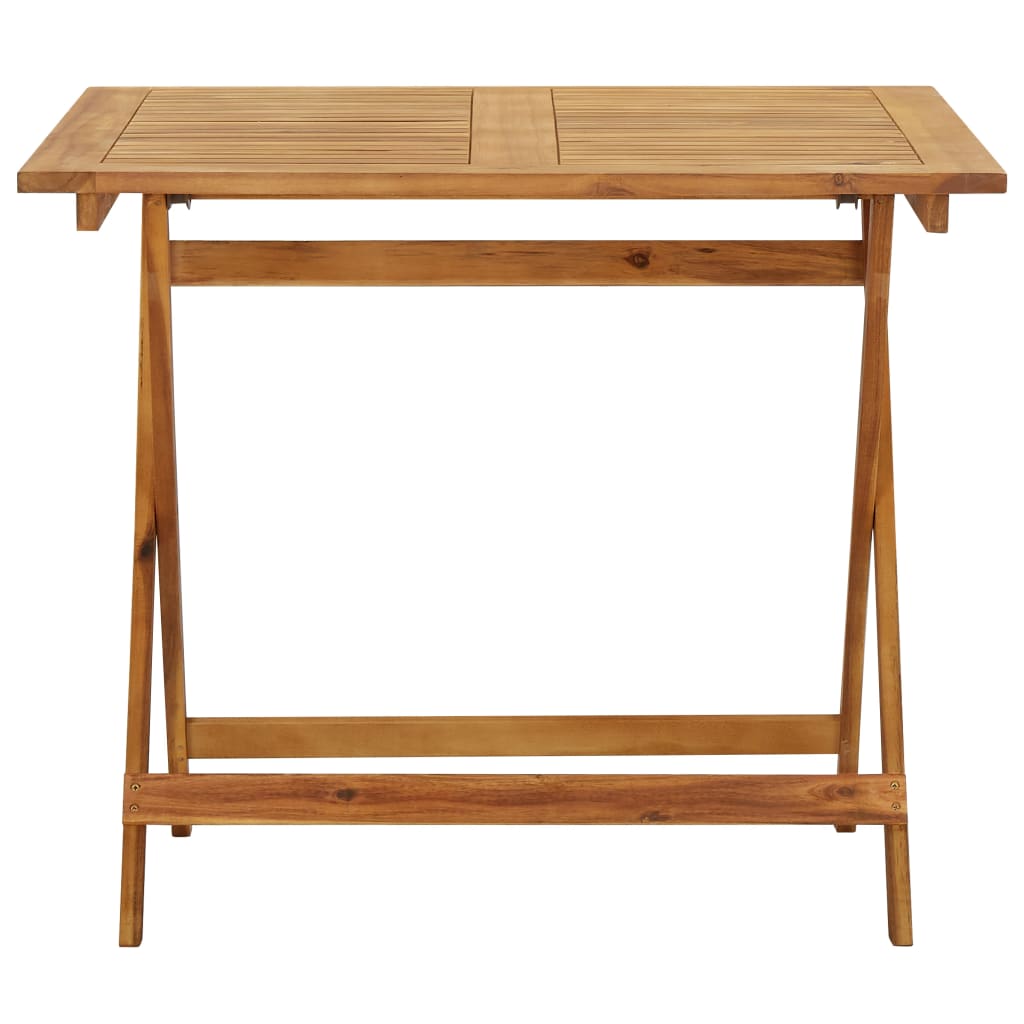 vidaXL Folding Patio Table 35.4"x35.4"x29.5" Solid Acacia Wood-19