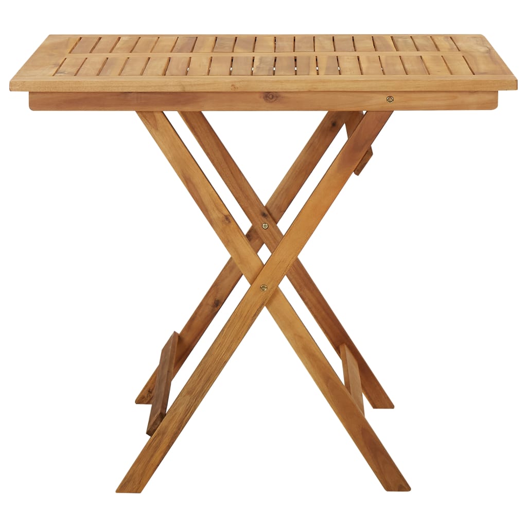 vidaXL Folding Patio Table 35.4"x35.4"x29.5" Solid Acacia Wood-34