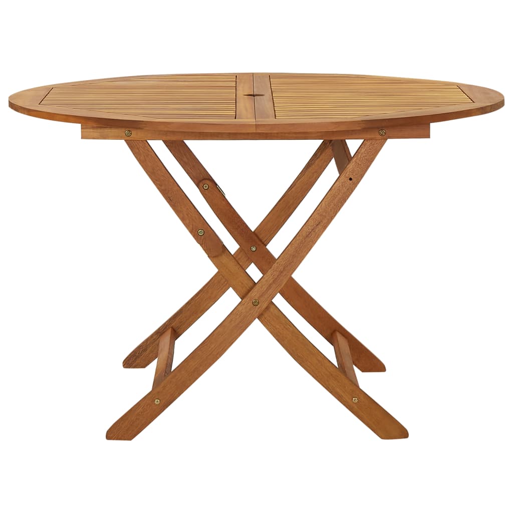 vidaXL Folding Patio Table 35.4"x35.4"x29.5" Solid Acacia Wood-13