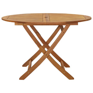 vidaXL Folding Patio Table 35.4"x35.4"x29.5" Solid Acacia Wood-13