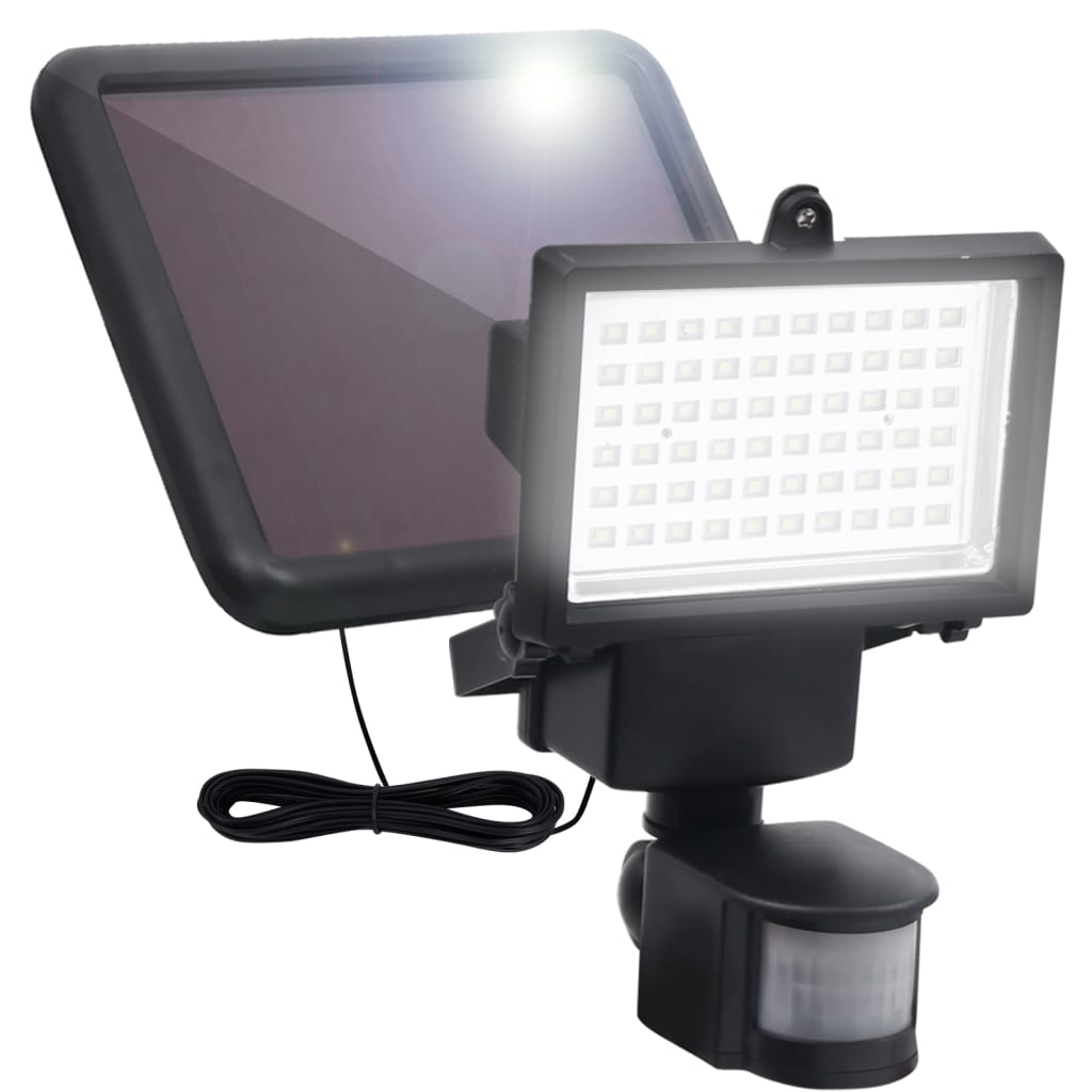 vidaXL Solar Motion Sensor Light Outdoor Flood Lighting LED Security Light-1