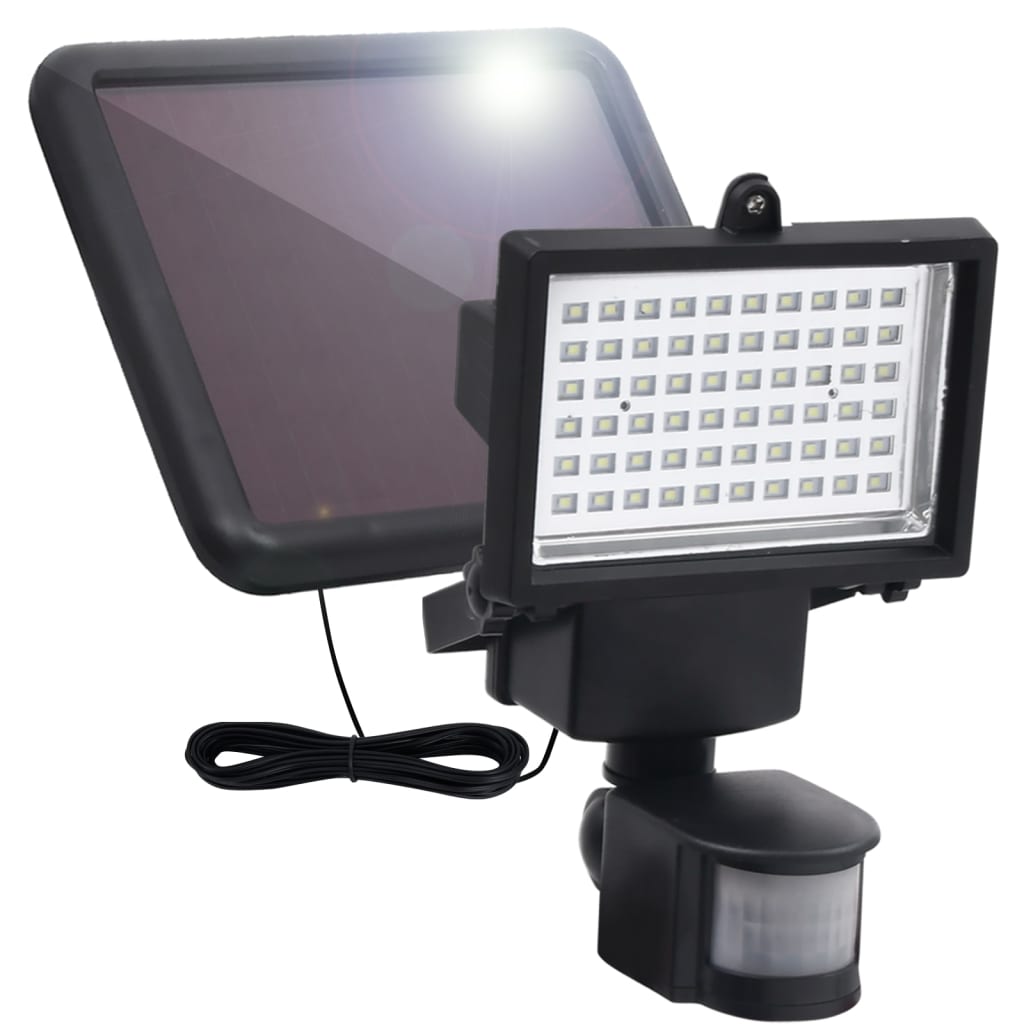 vidaXL Solar Motion Sensor Light Outdoor Flood Lighting LED Security Light-2