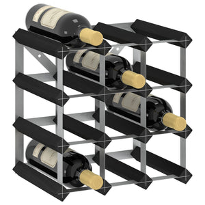vidaXL Countertop Wine Rack Bottle Holder Wine Storage Organizer Solid Wood-10