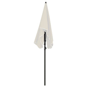 vidaXL Outdoor Umbrella Height Adjustable Parasol Patio Garden Sunshade Steel-26