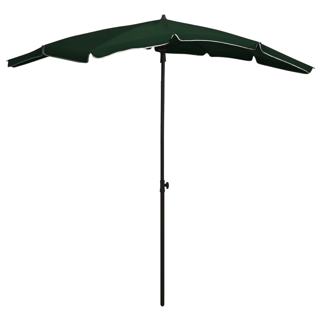 vidaXL Outdoor Umbrella Height Adjustable Parasol Patio Garden Sunshade Steel-15