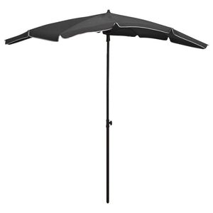 vidaXL Outdoor Umbrella Height Adjustable Parasol Patio Garden Sunshade Steel-30