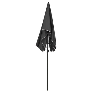 vidaXL Outdoor Umbrella Height Adjustable Parasol Patio Garden Sunshade Steel-41
