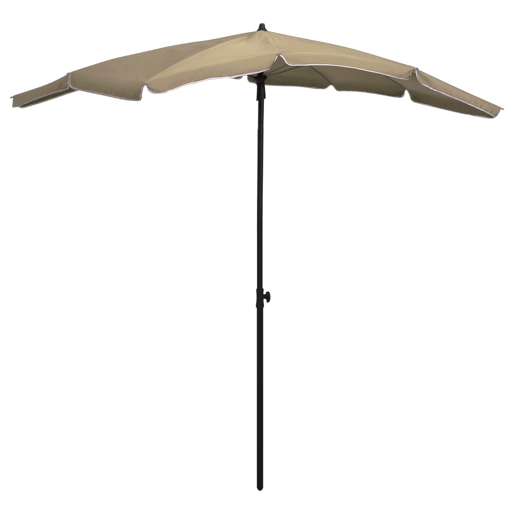 vidaXL Outdoor Umbrella Height Adjustable Parasol Patio Garden Sunshade Steel-44