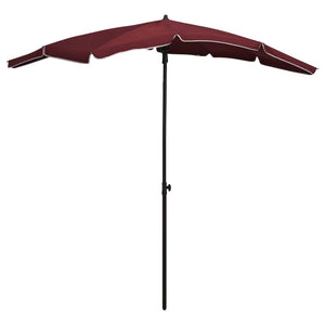 vidaXL Outdoor Umbrella Height Adjustable Parasol Patio Garden Sunshade Steel-14