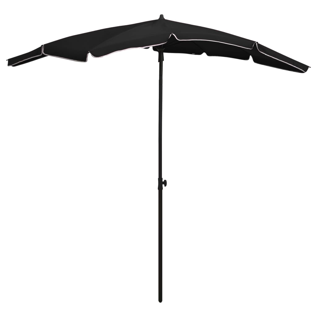 vidaXL Outdoor Umbrella Height Adjustable Parasol Patio Garden Sunshade Steel-43