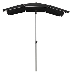 vidaXL Outdoor Umbrella Height Adjustable Parasol Patio Garden Sunshade Steel-1