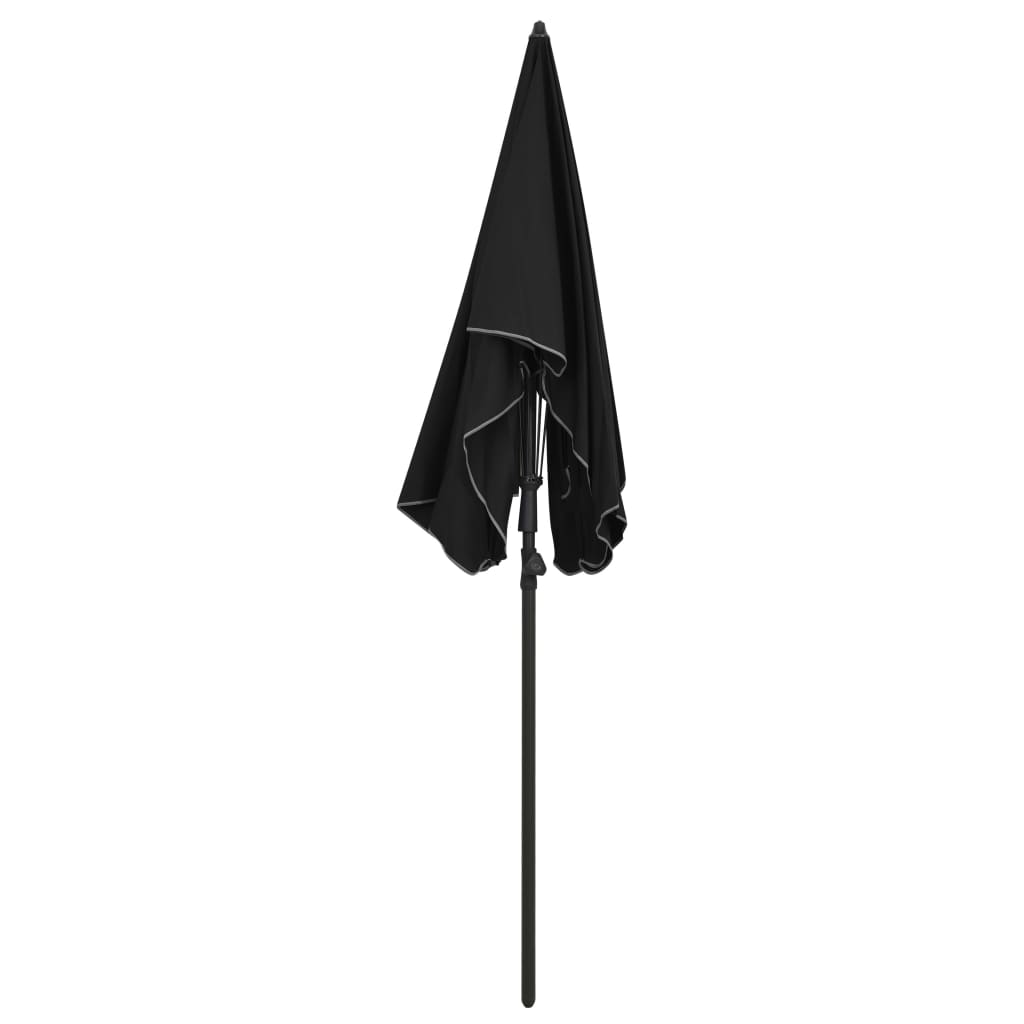 vidaXL Outdoor Umbrella Height Adjustable Parasol Patio Garden Sunshade Steel-32