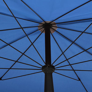 vidaXL Outdoor Umbrella Height Adjustable Parasol Patio Garden Sunshade Steel-11