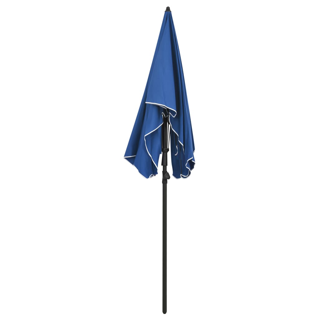 vidaXL Outdoor Umbrella Height Adjustable Parasol Patio Garden Sunshade Steel-42