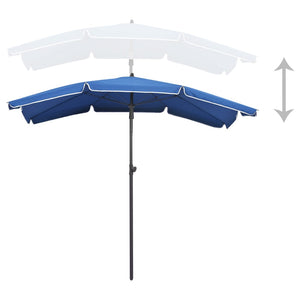 vidaXL Outdoor Umbrella Height Adjustable Parasol Patio Garden Sunshade Steel-46