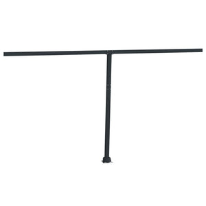 vidaXL Awning Post Set Outdoor Patio Metal Sun Shade Pole Support Canopy Iron-27