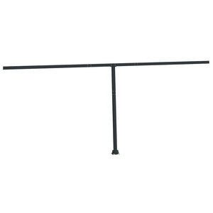 vidaXL Awning Post Set Outdoor Patio Metal Sun Shade Pole Support Canopy Iron-47