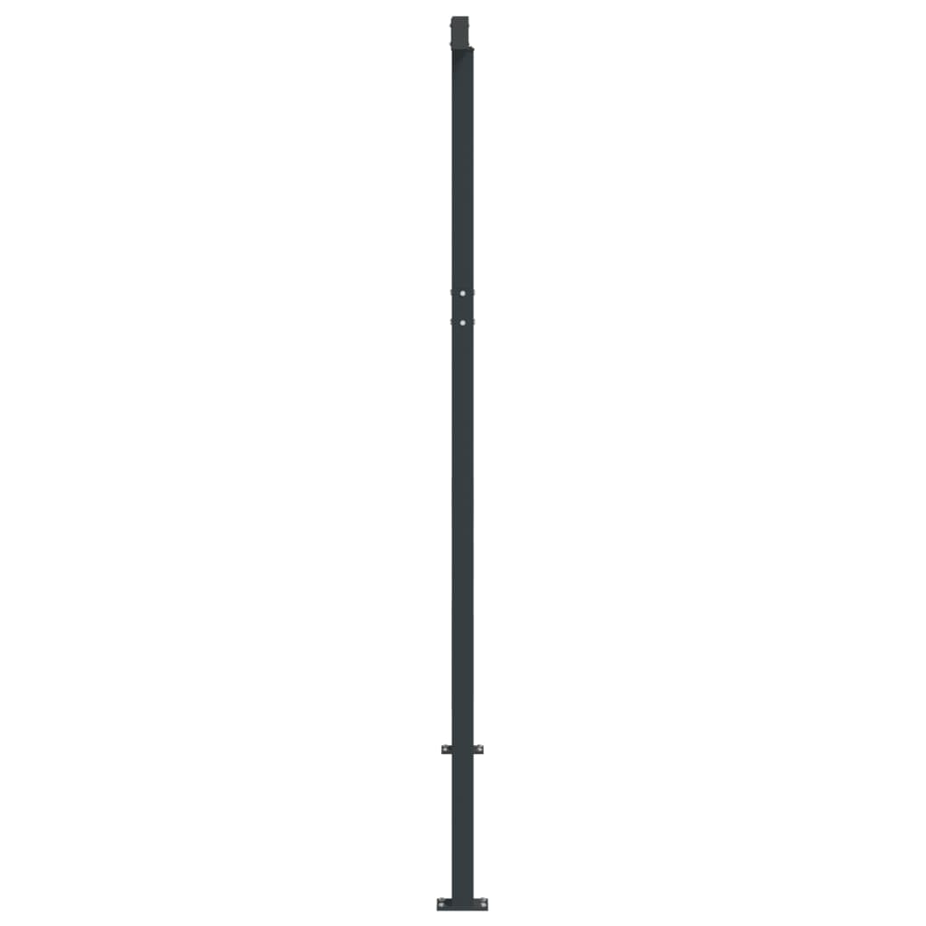 vidaXL Awning Post Set Anthracite 118.1"x96.5" Iron-25