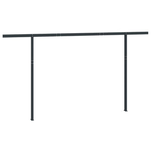 vidaXL Awning Post Set Anthracite 118.1"x96.5" Iron-16