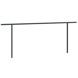 vidaXL Awning Post Set Anthracite 118.1"x96.5" Iron-31