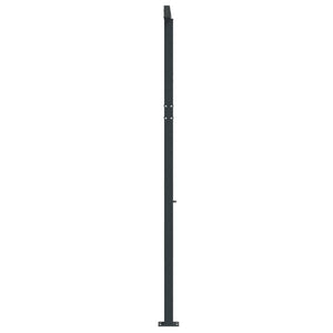 vidaXL Awning Post Set Anthracite 118.1"x96.5" Iron-2