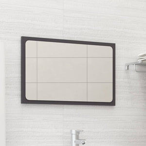 vidaXL Bathroom Mirror Framed Vanity Mirror for Powder Room Engineered Wood-7