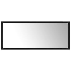 vidaXL Bathroom Mirror Framed Vanity Mirror for Powder Room Engineered Wood-24