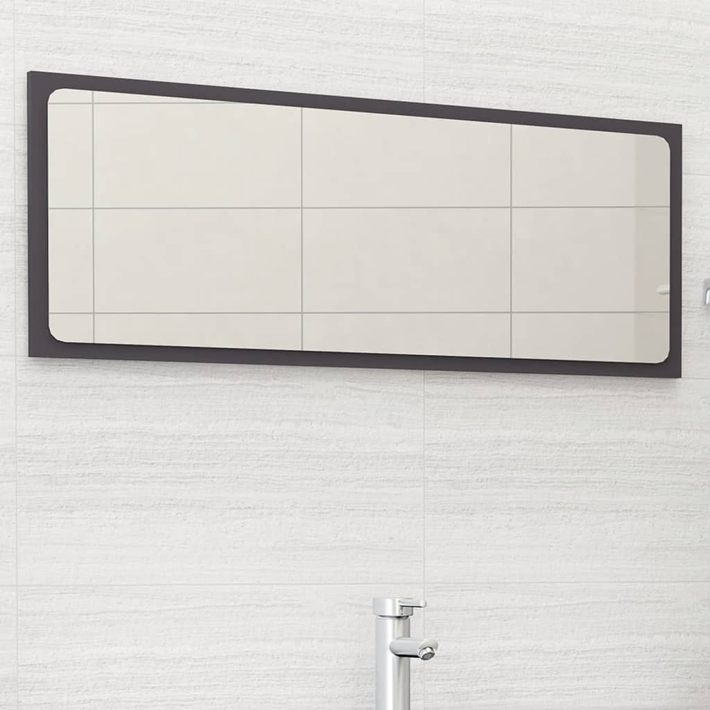vidaXL Bathroom Mirror Framed Vanity Mirror for Powder Room Engineered Wood-50