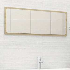 vidaXL Bathroom Mirror Framed Vanity Mirror for Powder Room Engineered Wood-20