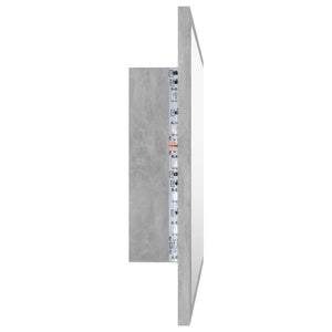 vidaXL Bathroom Mirror LED Wall Mounted Vanity Mirror for Powder Room Acrylic-21