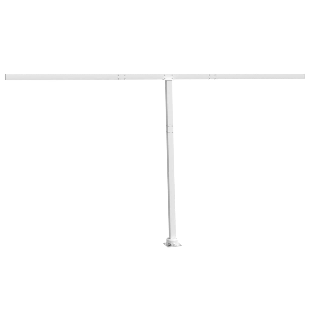 vidaXL Awning Post Set Outdoor Patio Metal Sun Shade Pole Support Canopy Iron-31