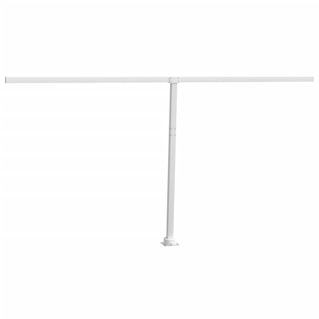 vidaXL Awning Post Set Outdoor Patio Metal Sun Shade Pole Support Canopy Iron-1