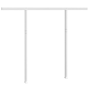 vidaXL Awning Post Set Anthracite 118.1"x96.5" Iron-22