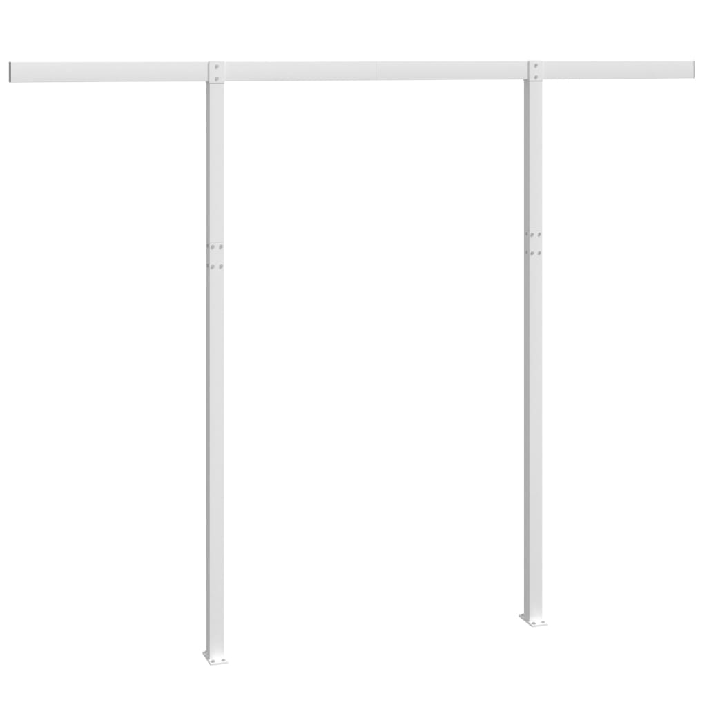 vidaXL Awning Post Set Anthracite 118.1"x96.5" Iron-40