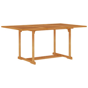 vidaXL Solid Wood Teak Patio Dining Set Dinner Dinette Furniture 5/7 Piece-4