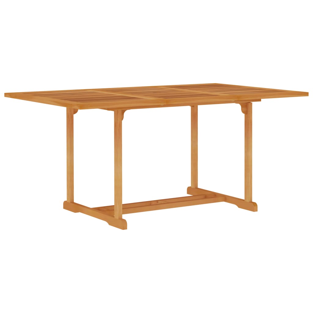vidaXL Solid Wood Teak Patio Dining Set Dinner Dinette Furniture 5/7 Piece-10