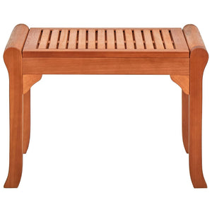 vidaXL Outdoor Patio Bench Park Bench with Wooden Frame Solid Wood Eucalyptus-2