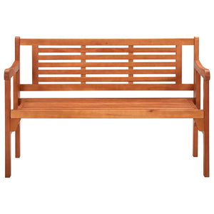 vidaXL Foldable Patio Bench 47.2" Solid Eucalyptus Wood-3