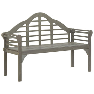 vidaXL Patio Queen Bench Outdoor Garden Bench with Cushion Solid Wood Acacia-65