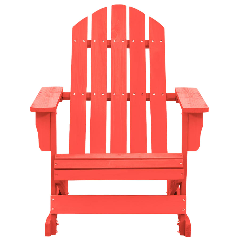 vidaXL Adirondack Rocking Chair Lounge Patio Chair for Garden Solid Wood Fir-4