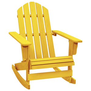 vidaXL Adirondack Rocking Chair Lounge Patio Chair for Garden Solid Wood Fir-6