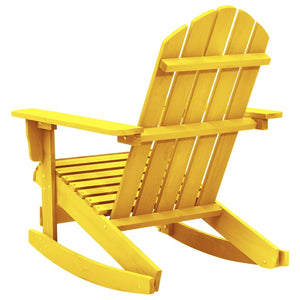 vidaXL Adirondack Rocking Chair Lounge Patio Chair for Garden Solid Wood Fir-17