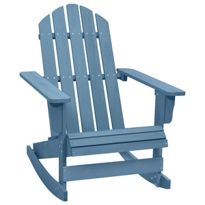 vidaXL Adirondack Rocking Chair Lounge Patio Chair for Garden Solid Wood Fir-9