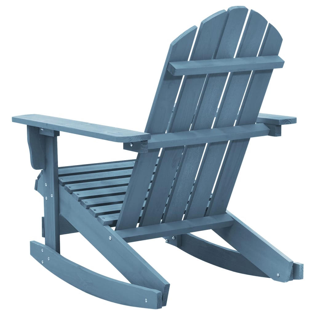 vidaXL Adirondack Rocking Chair Lounge Patio Chair for Garden Solid Wood Fir-21