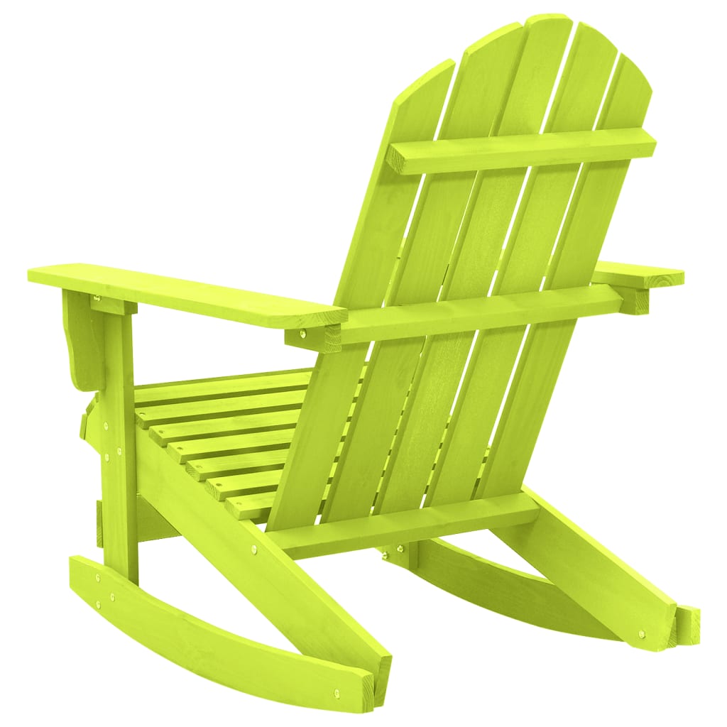 vidaXL Adirondack Rocking Chair Lounge Patio Chair for Garden Solid Wood Fir-26