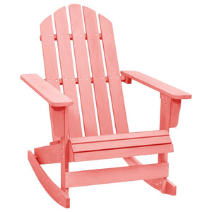 vidaXL Adirondack Rocking Chair Lounge Patio Chair for Garden Solid Wood Fir-38