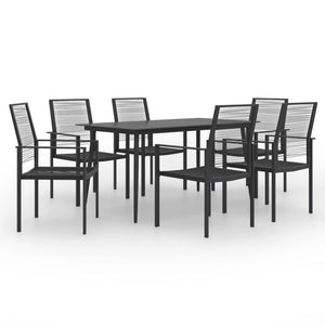 vidaXL Patio Dining Set Garden Outdoor Table and Chair Furniture 5/7 Piece-7