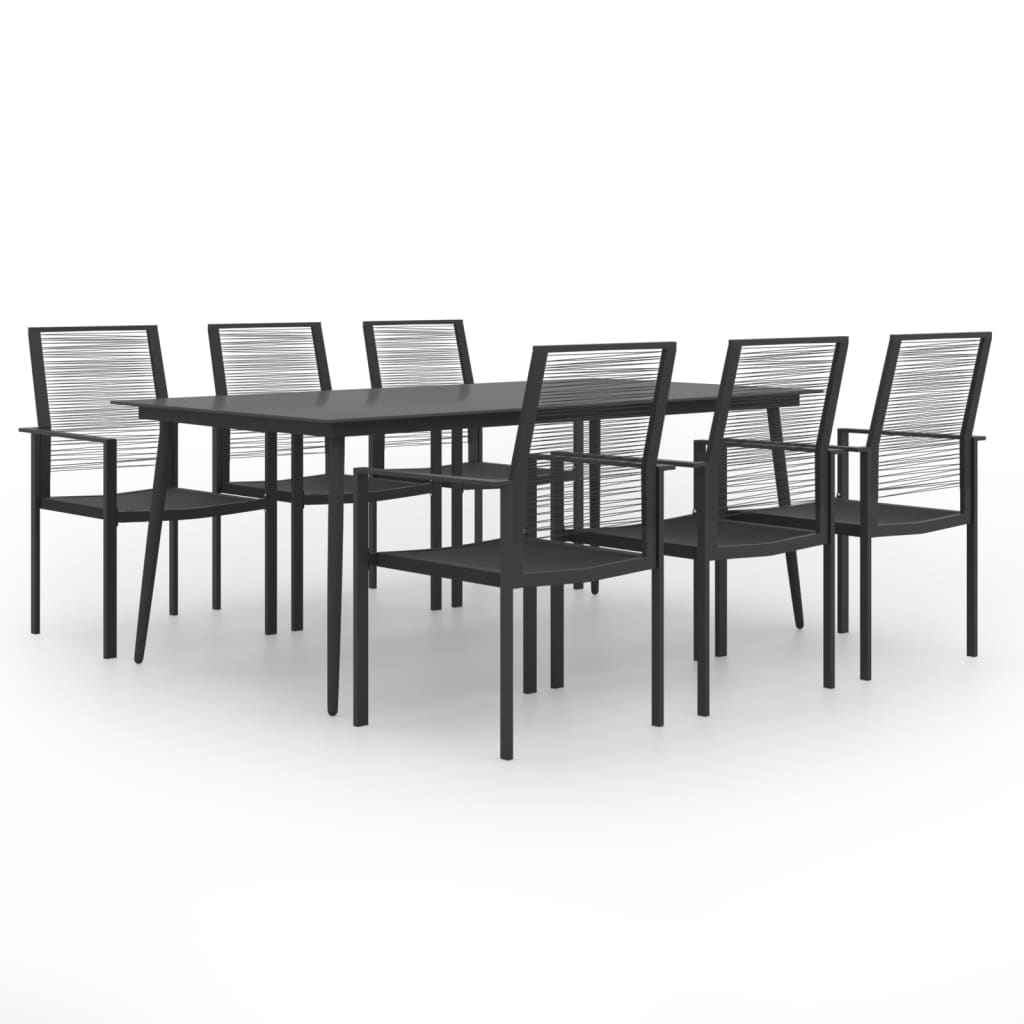 vidaXL Patio Dining Set Garden Outdoor Table and Chair Furniture 7/9 Piece-0