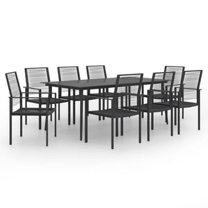 vidaXL Patio Dining Set Garden Outdoor Table and Chair Furniture 7/9 Piece-6